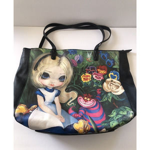 Alice In Wonderland Tote Bag Book Bag Tote Bag Reusable Market Bag Shopping Bag
